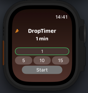Apple Watch DropTimer Screenshot 3
